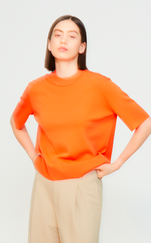 Textured Crew Knit