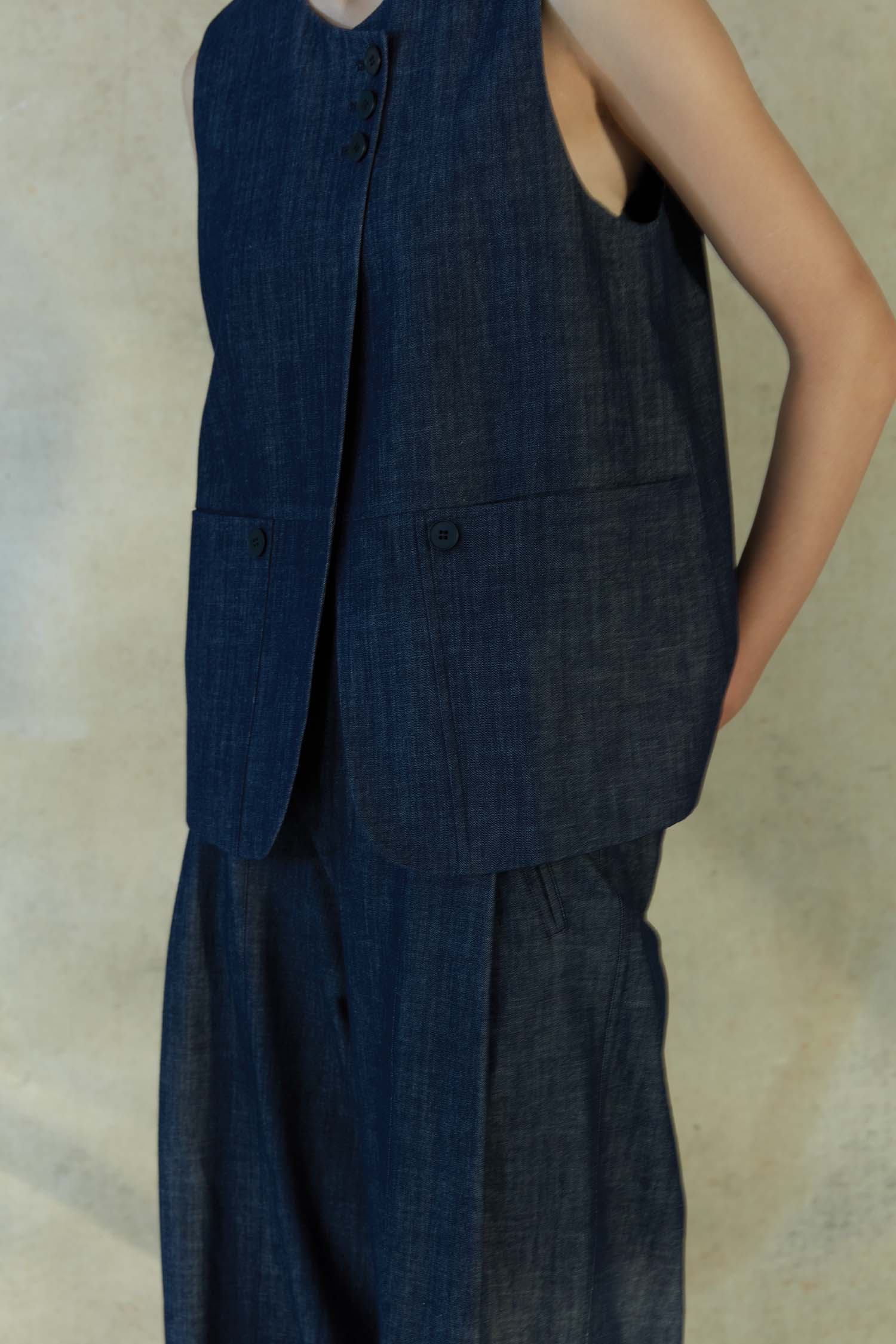Denim Gilet