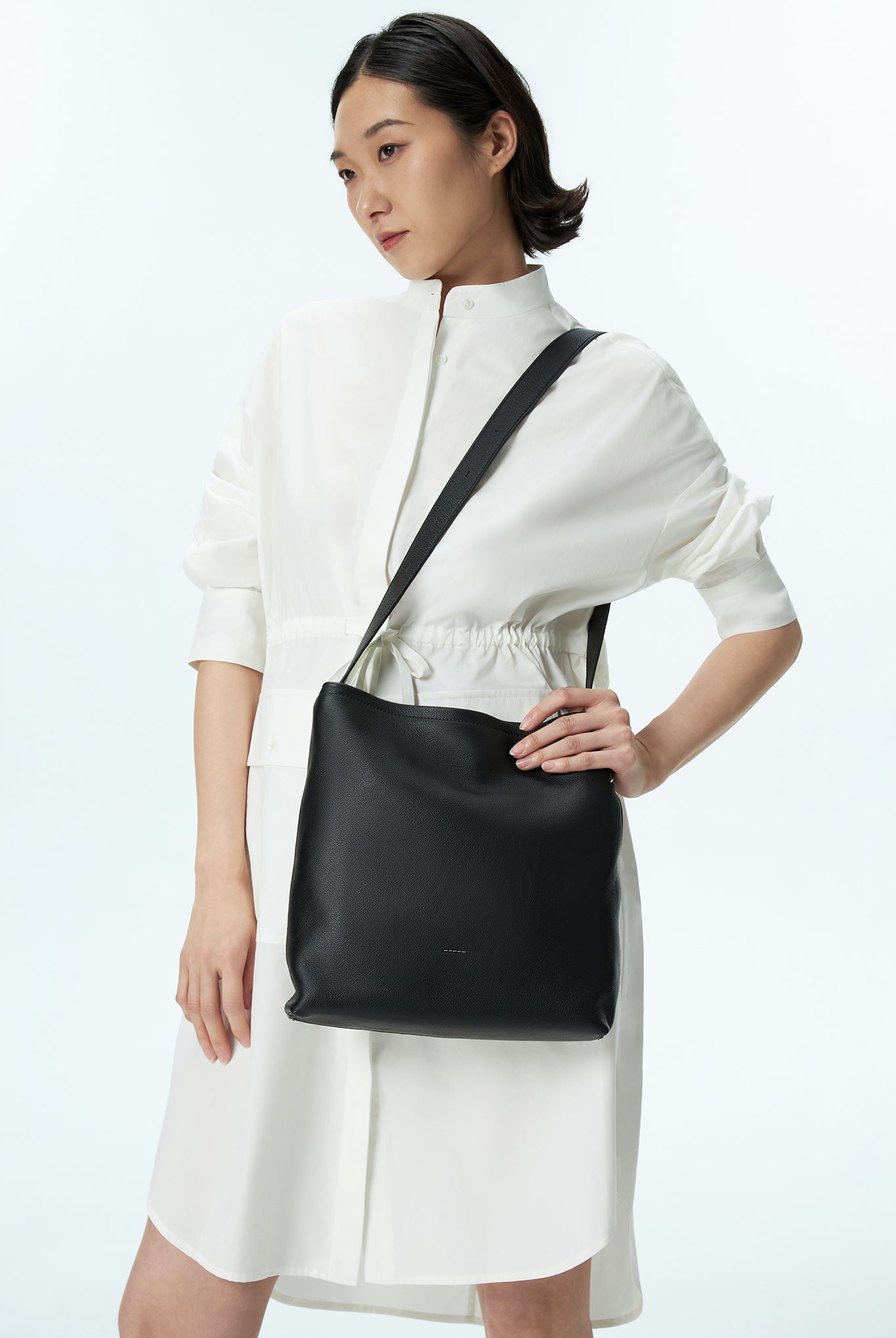 Leather Mini Tote Bag