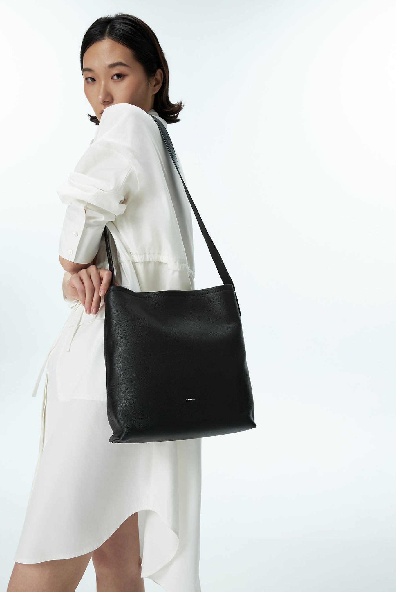 Leather Mini Tote Bag