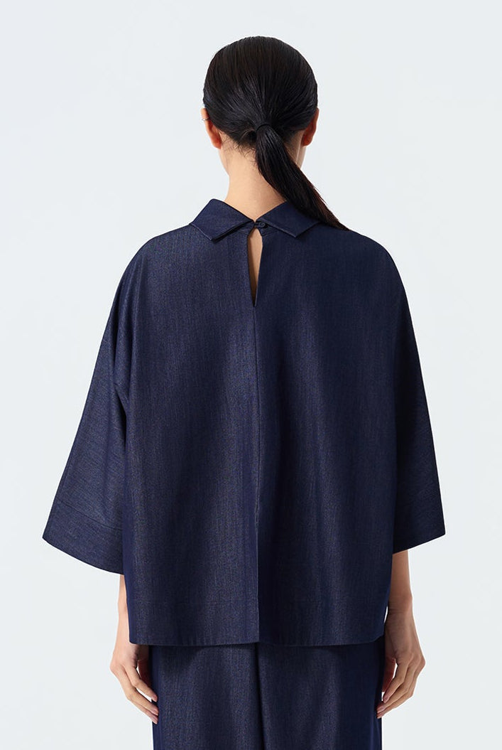 Callie Mock-Neck Dolman Top