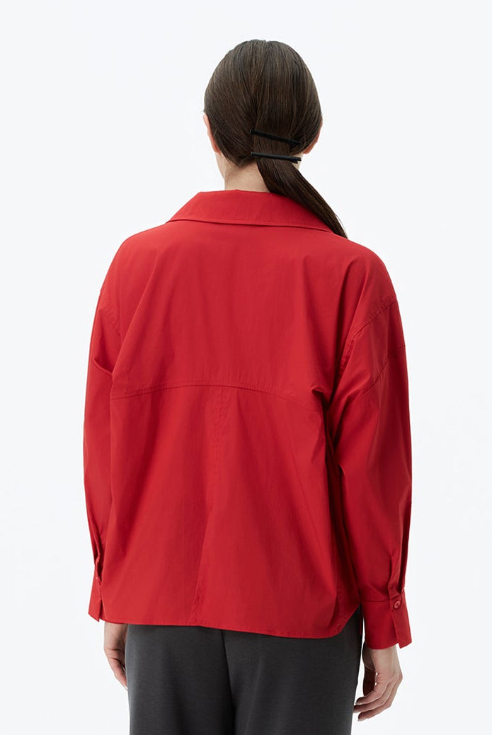 Open Collar Shirt Jacket