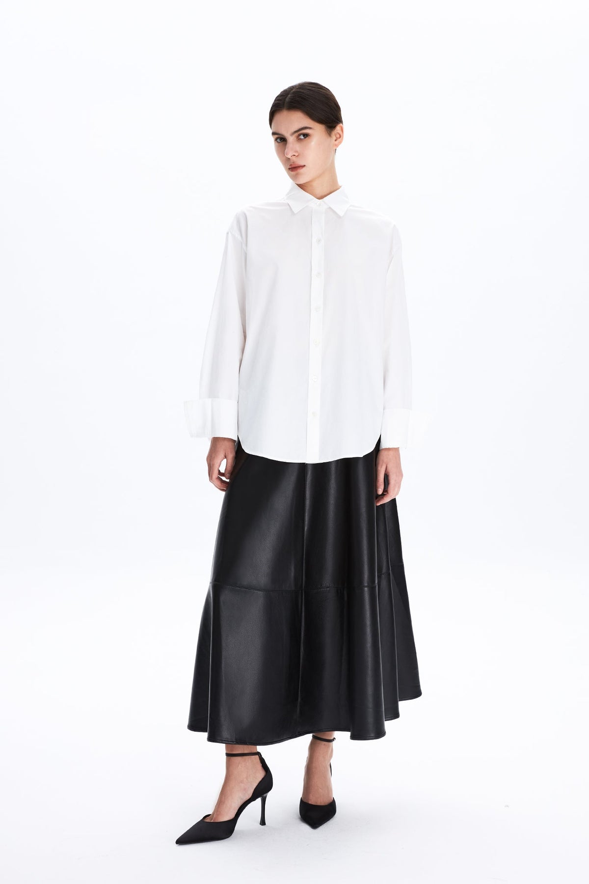 Boxy Long-Sleeve Shirt