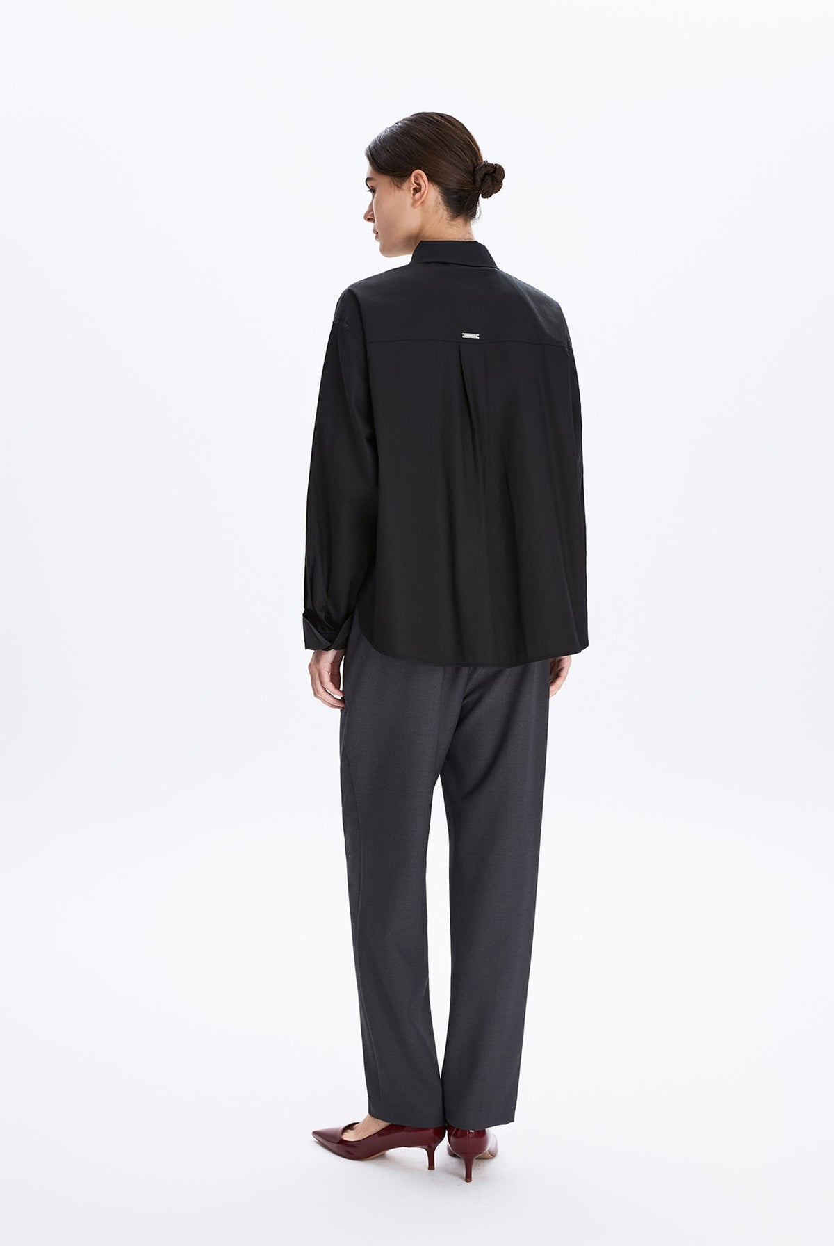 Boxy Long-Sleeve Shirt