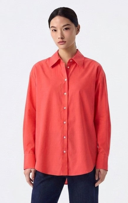 Boxy Long-Sleeve Shirt