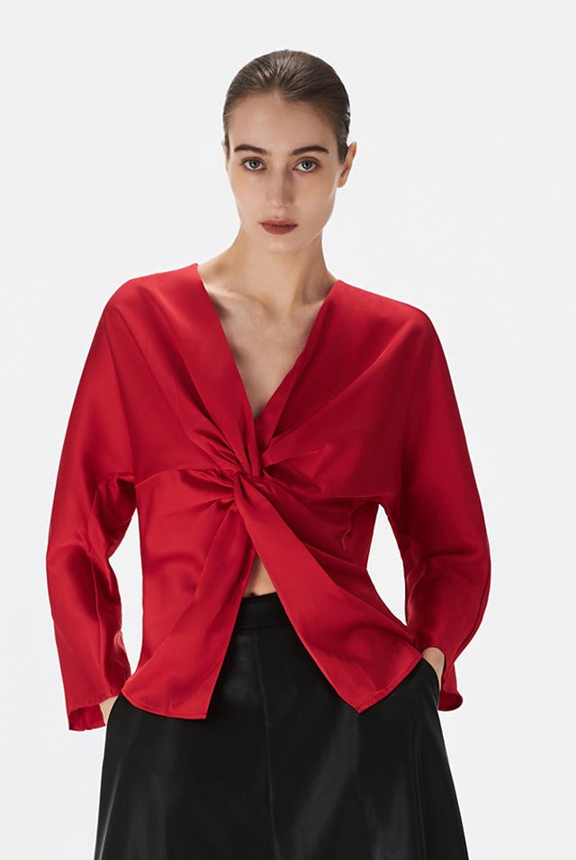 Twisted Front Top