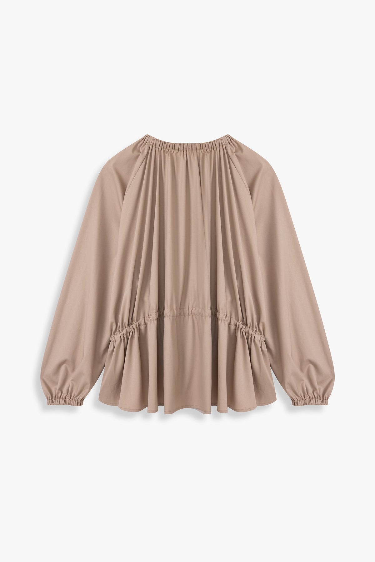 Rusched Neck Trapeze Top