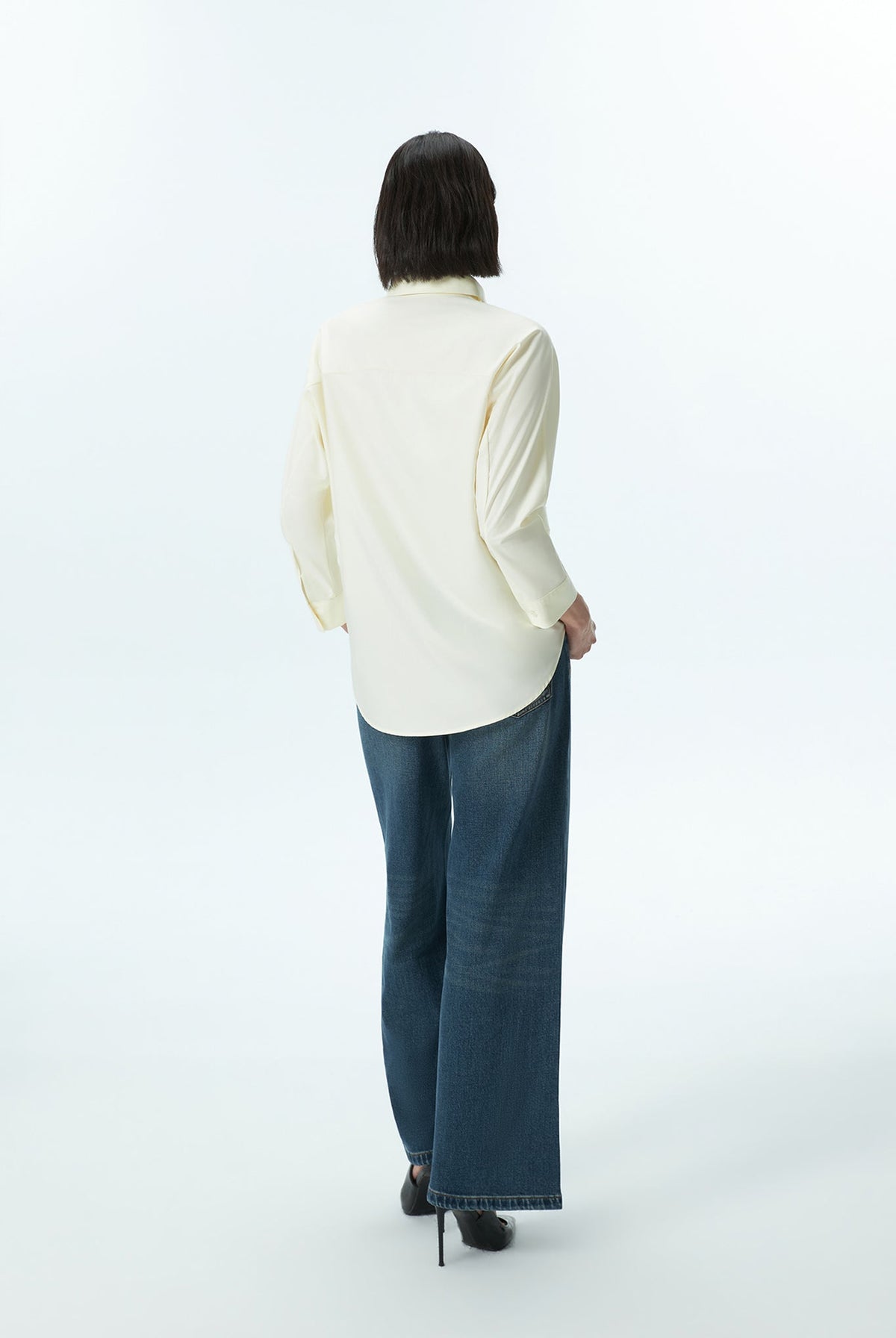 Dolman Sleeve Placket Shirt