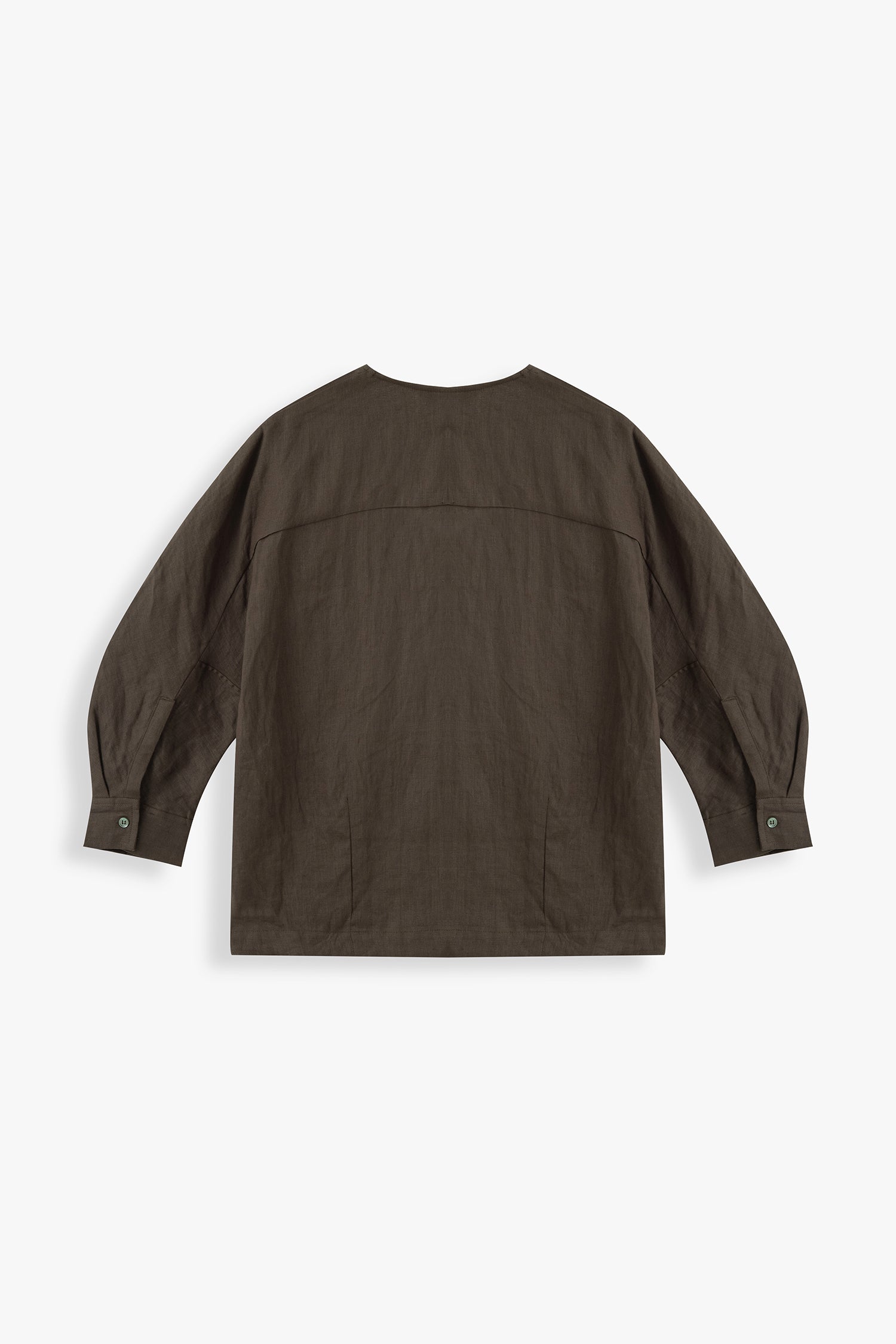 Ayla Linen V-Neck Pullover Shirt