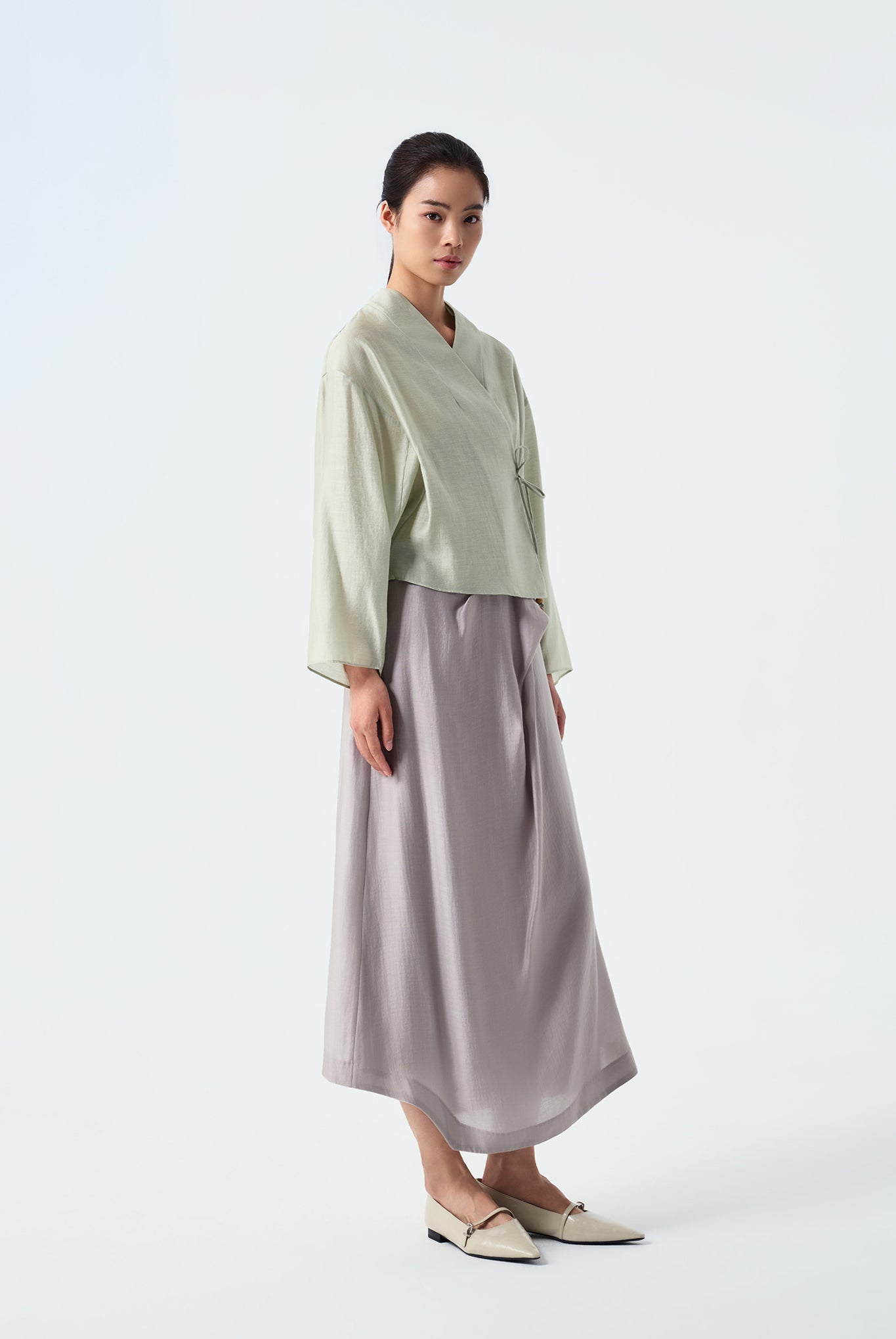 Anya Batwing Kimono Wrap Blouse