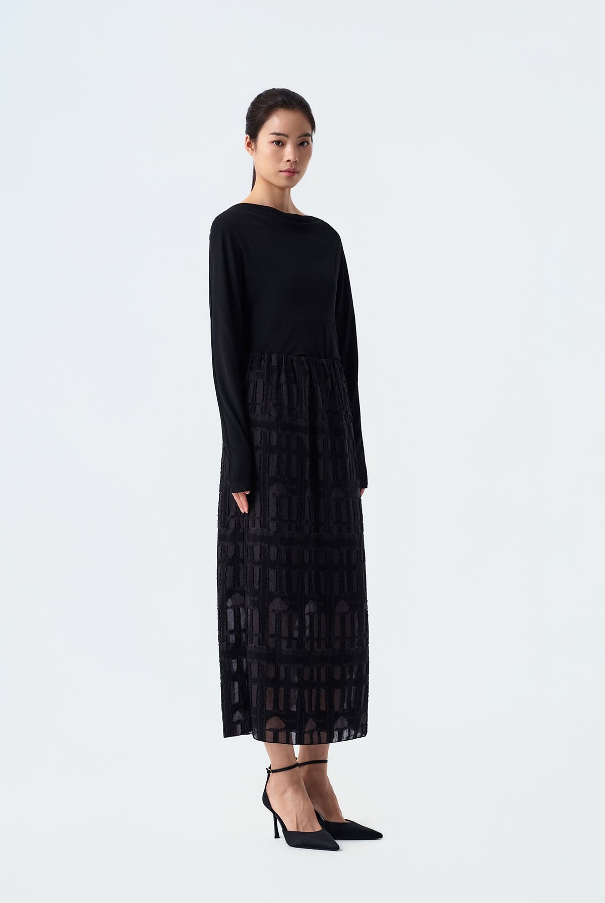 Kylee Cowl Neck Batwing Top