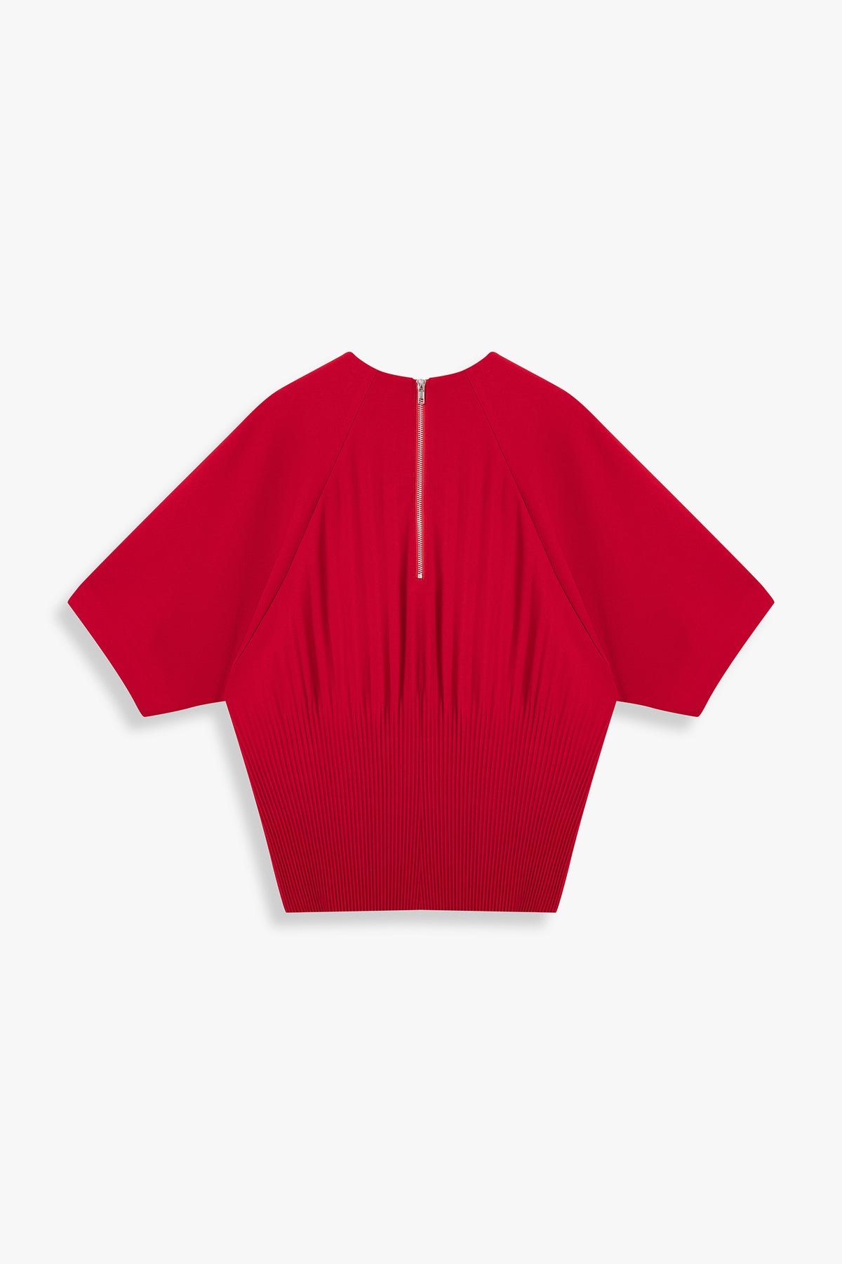 Back-Pleated Dolman Sleeve Top