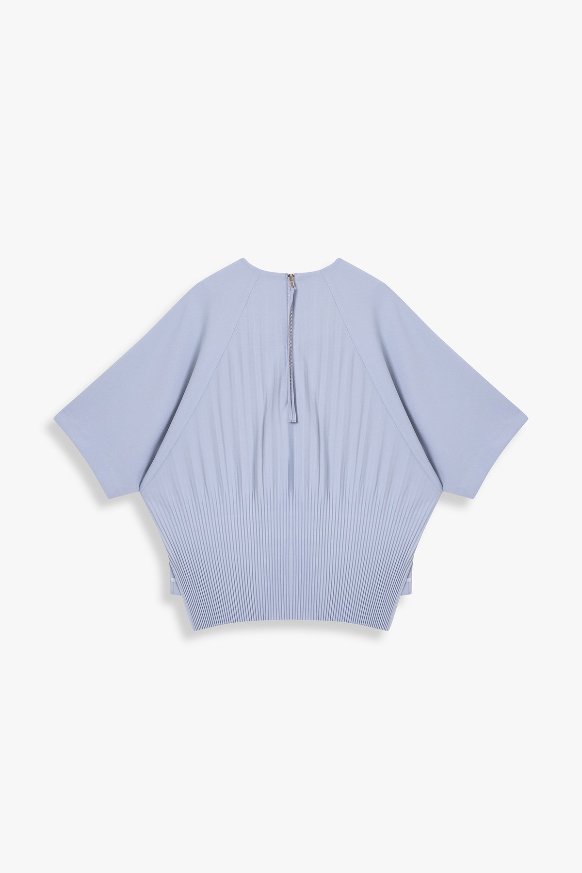 Back-Pleated Dolman Sleeve Top