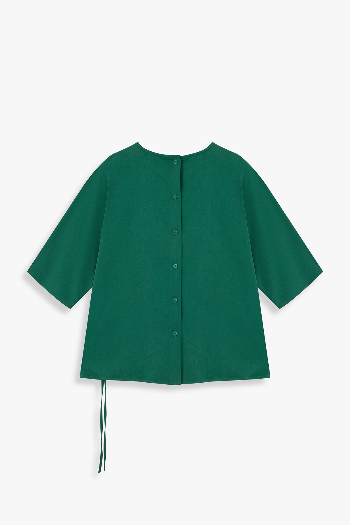 Round Neck Top With Back Opening