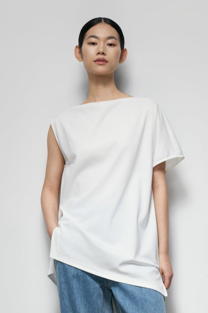 Asymmetric Sleeved Top