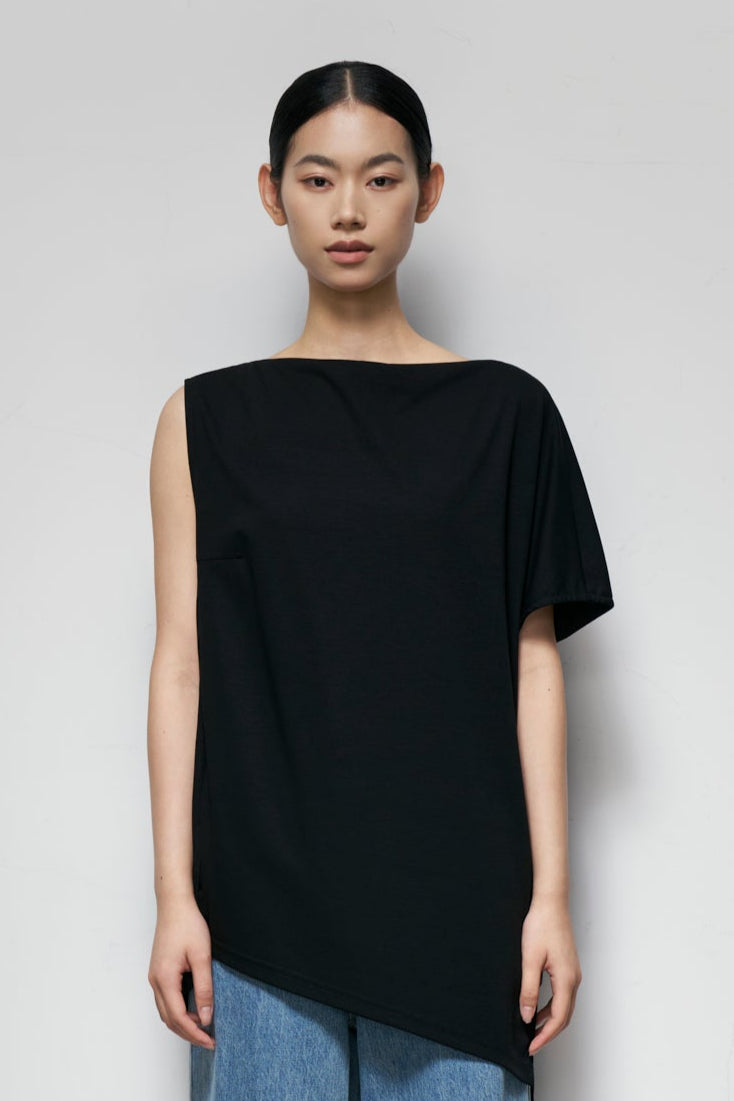 Asymmetric Sleeved Top