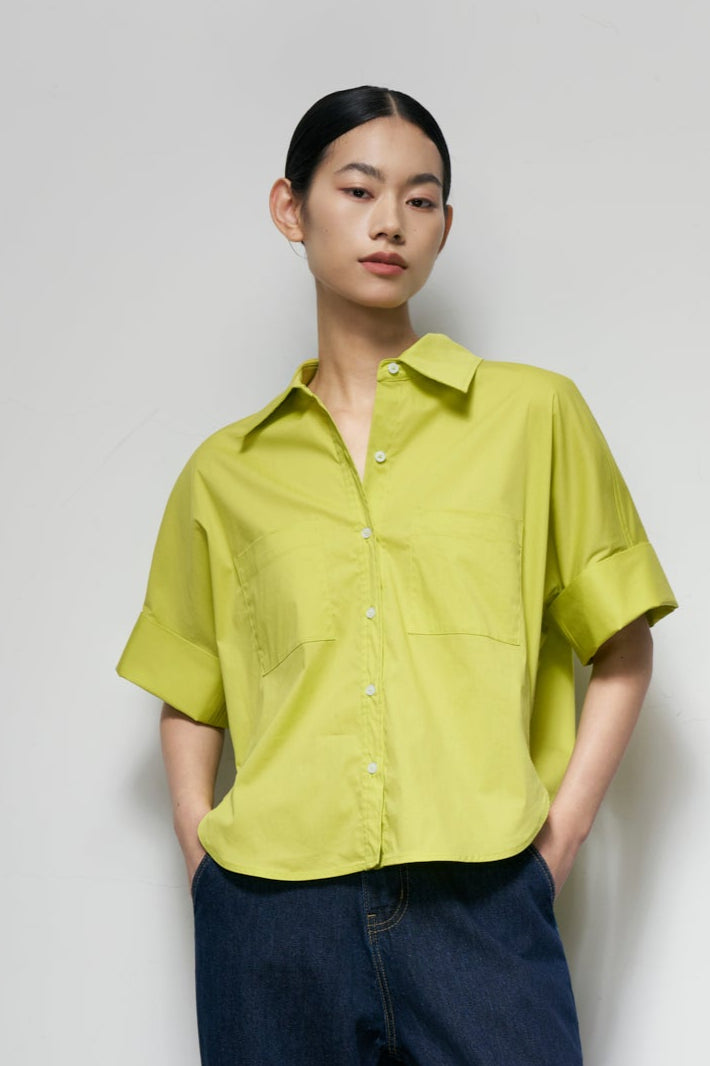 Wide-Sleeve Shirt