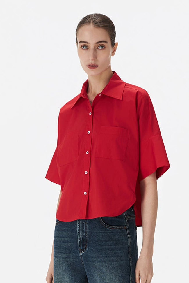Wide-Sleeve Shirt