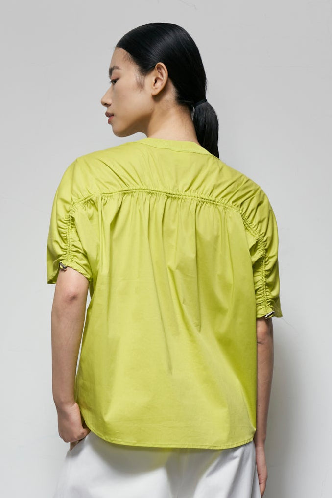 Woven Pullover Top