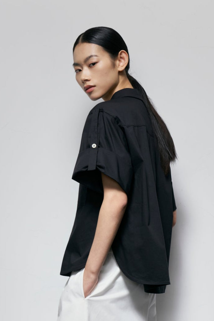 Epaulette-Strap Shirt