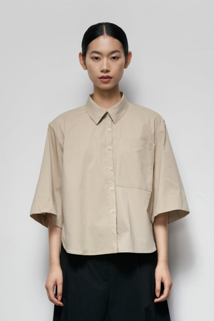 Epaulette-Strap Shirt