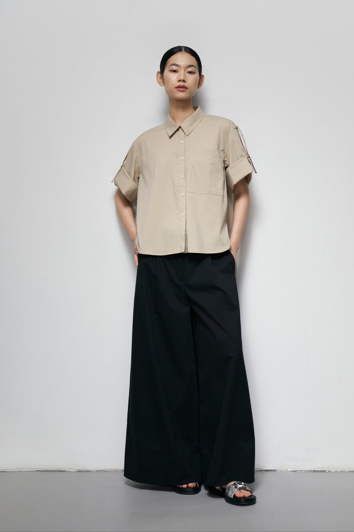 Epaulette-Strap Shirt