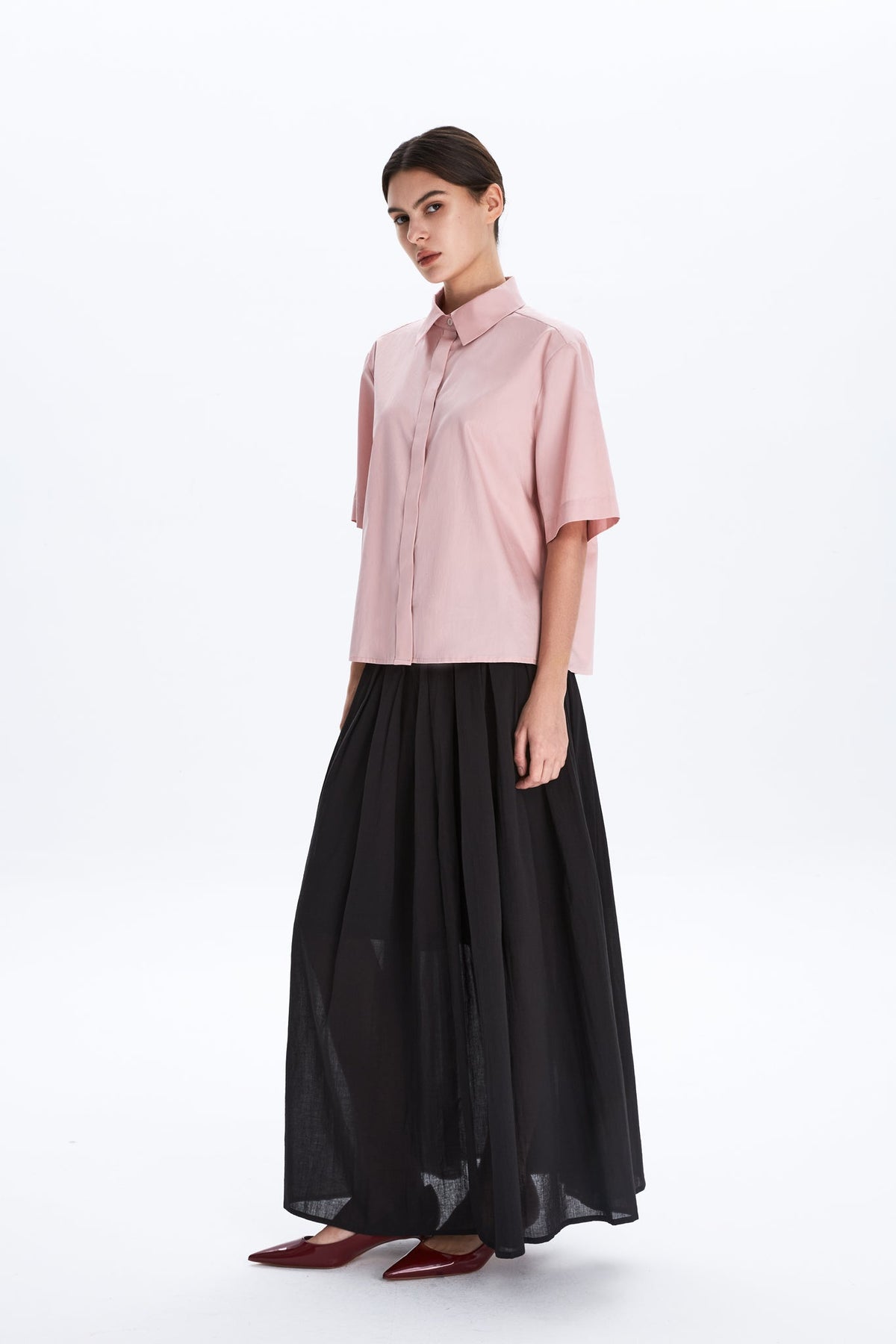 Boxy Short-Sleeve Shirt