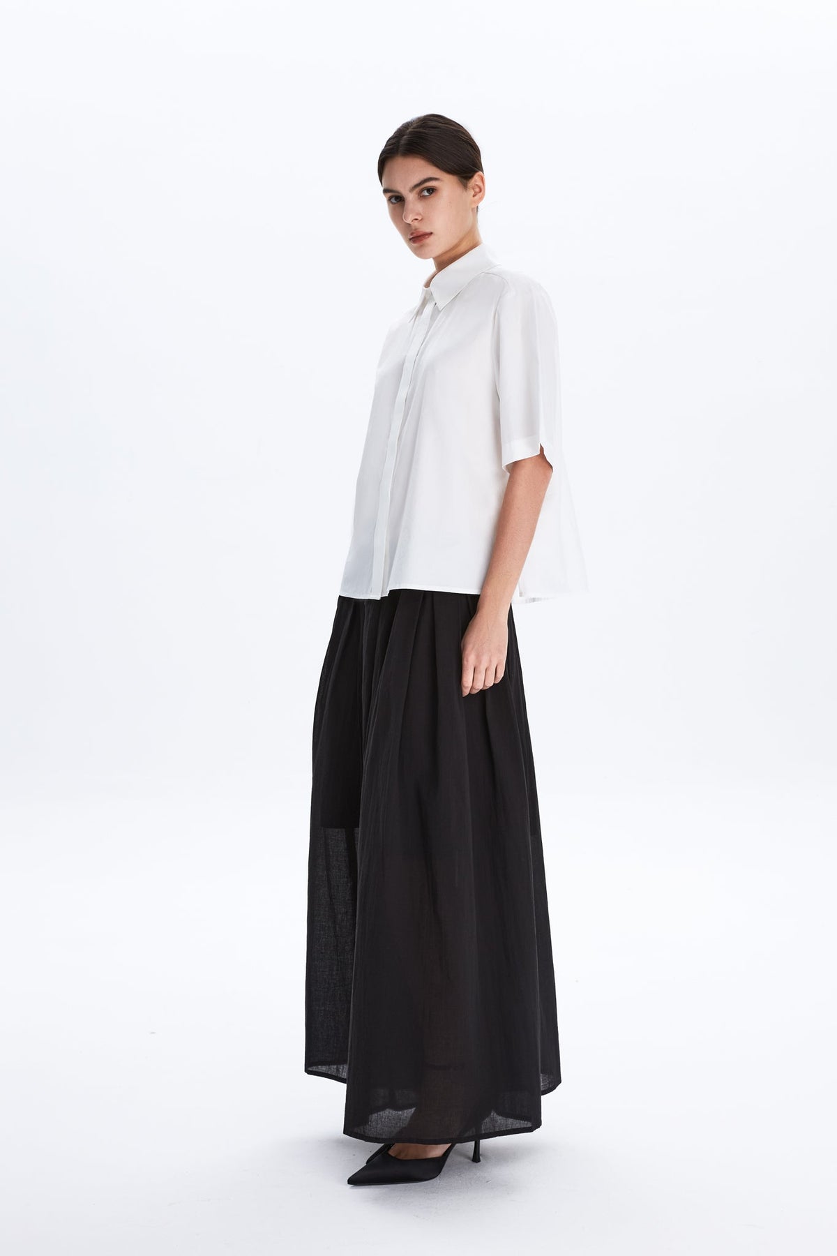 Boxy Short-Sleeve Shirt