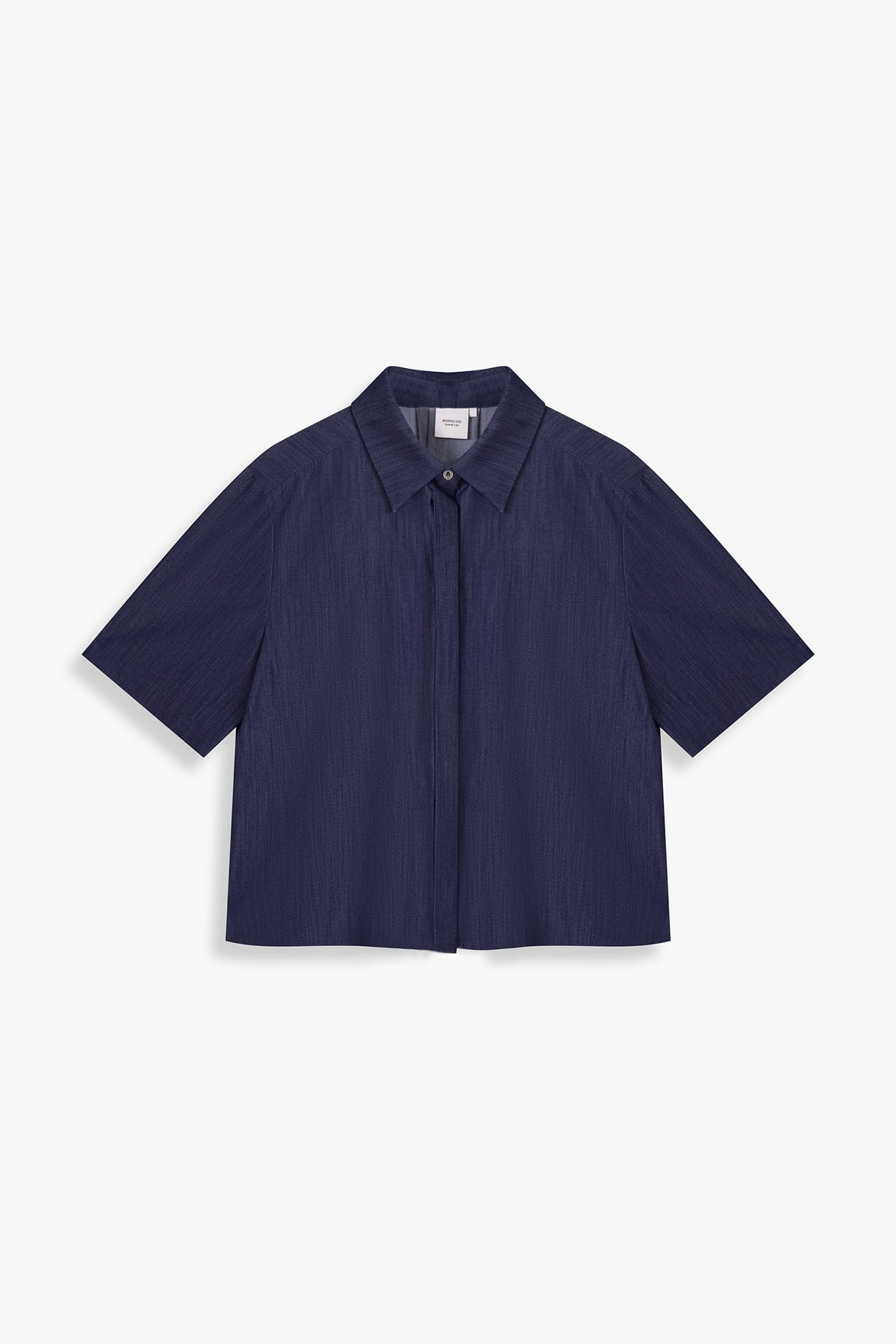 Boxy Short Sleeve Tencel Shirt