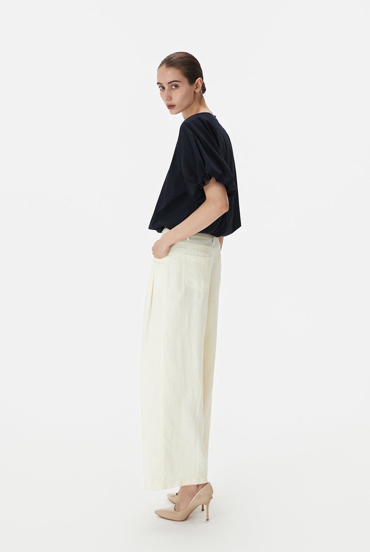 Bubble Raglan Sleeve Top