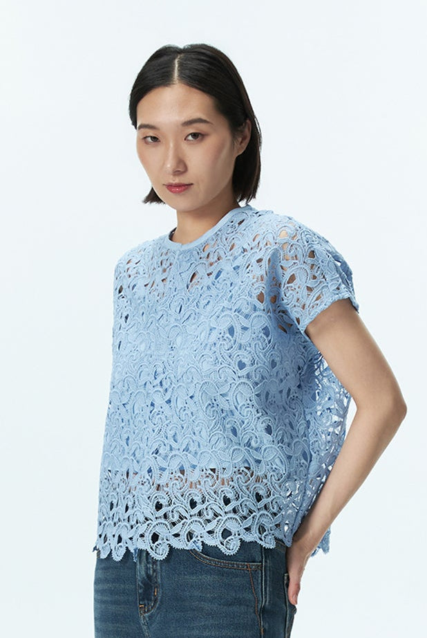 Boxy Lace Top