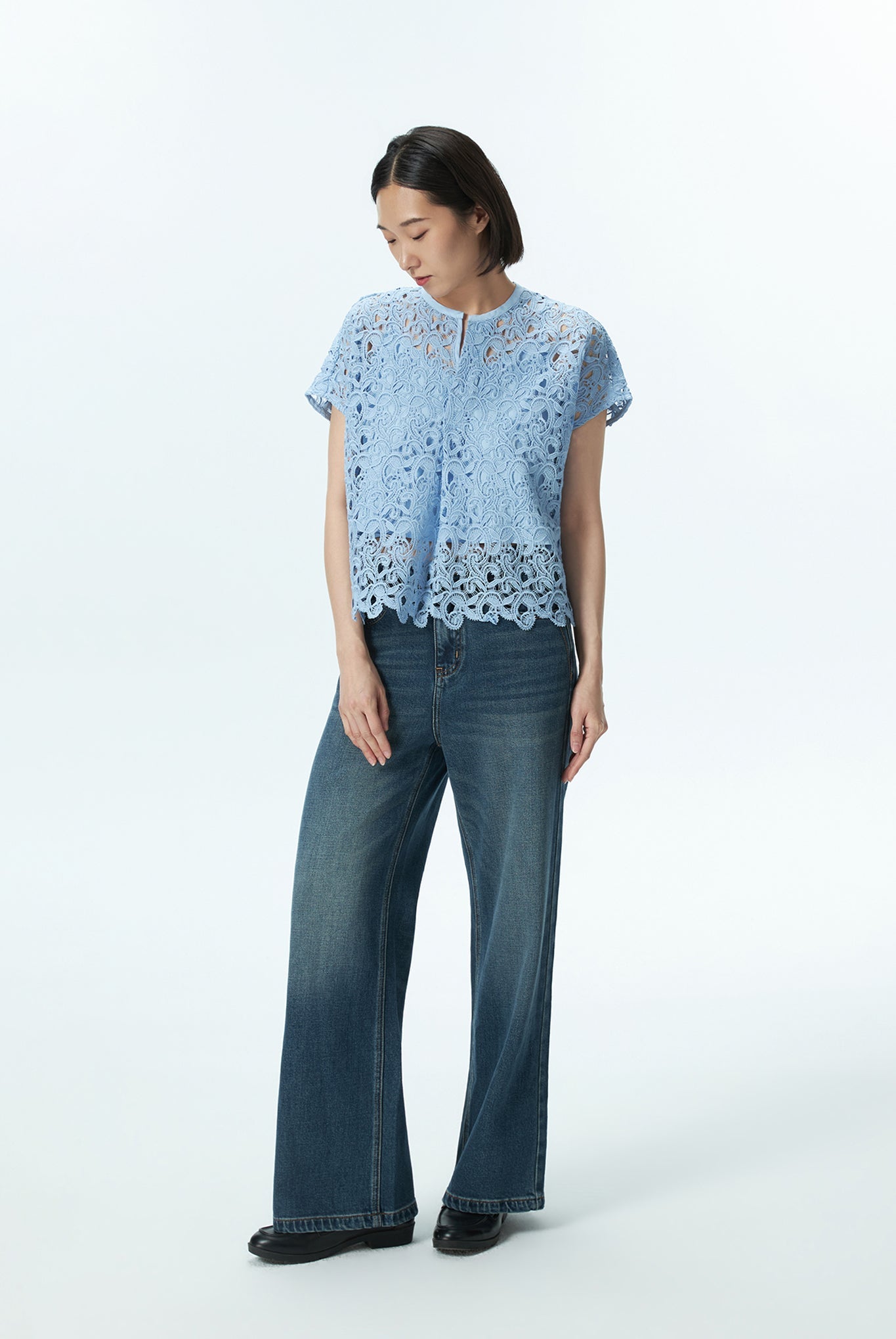 Boxy Lace Top