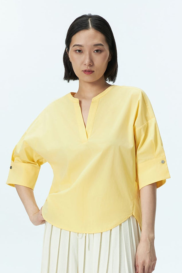 Pleated Back Top