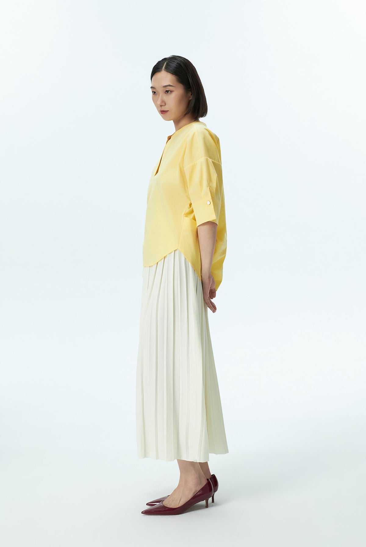 Pleated Back Top