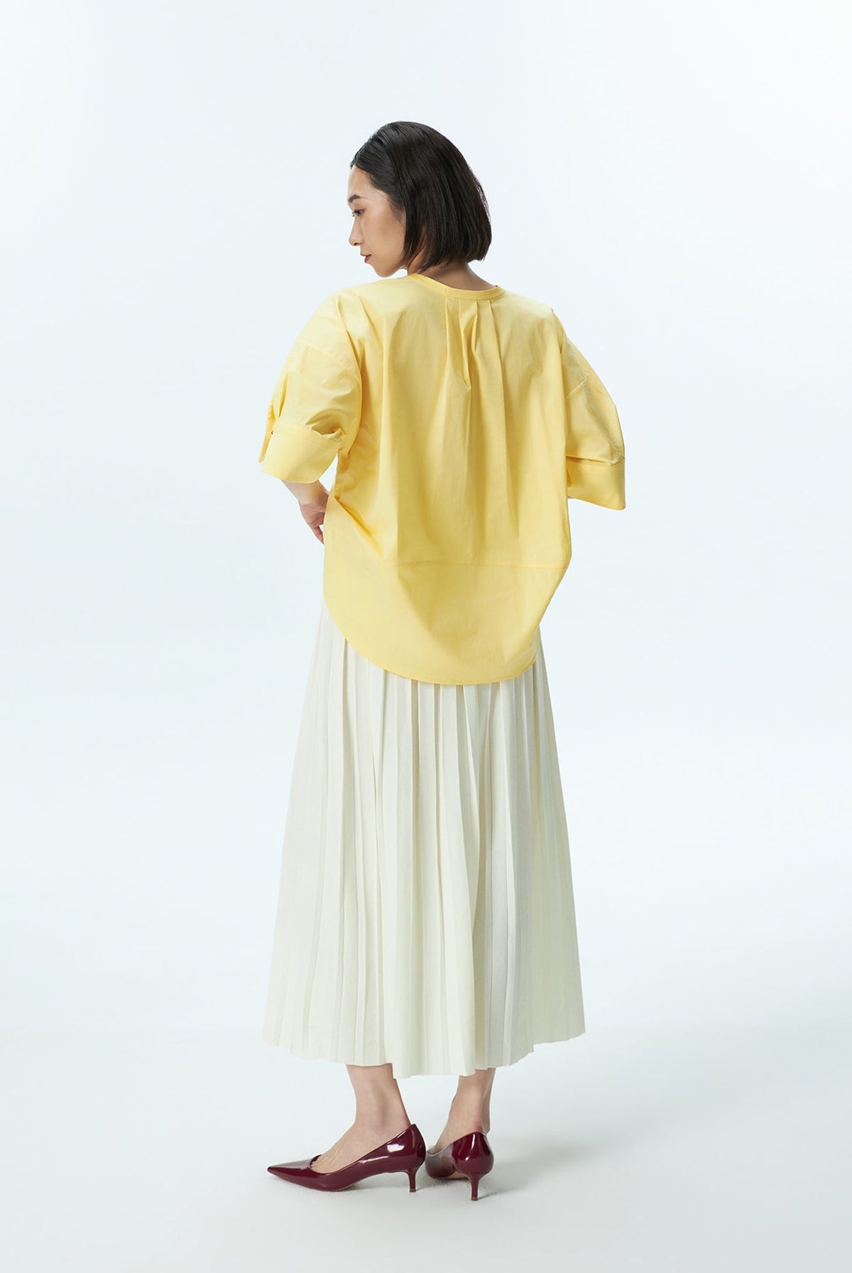 Pleated Back Top