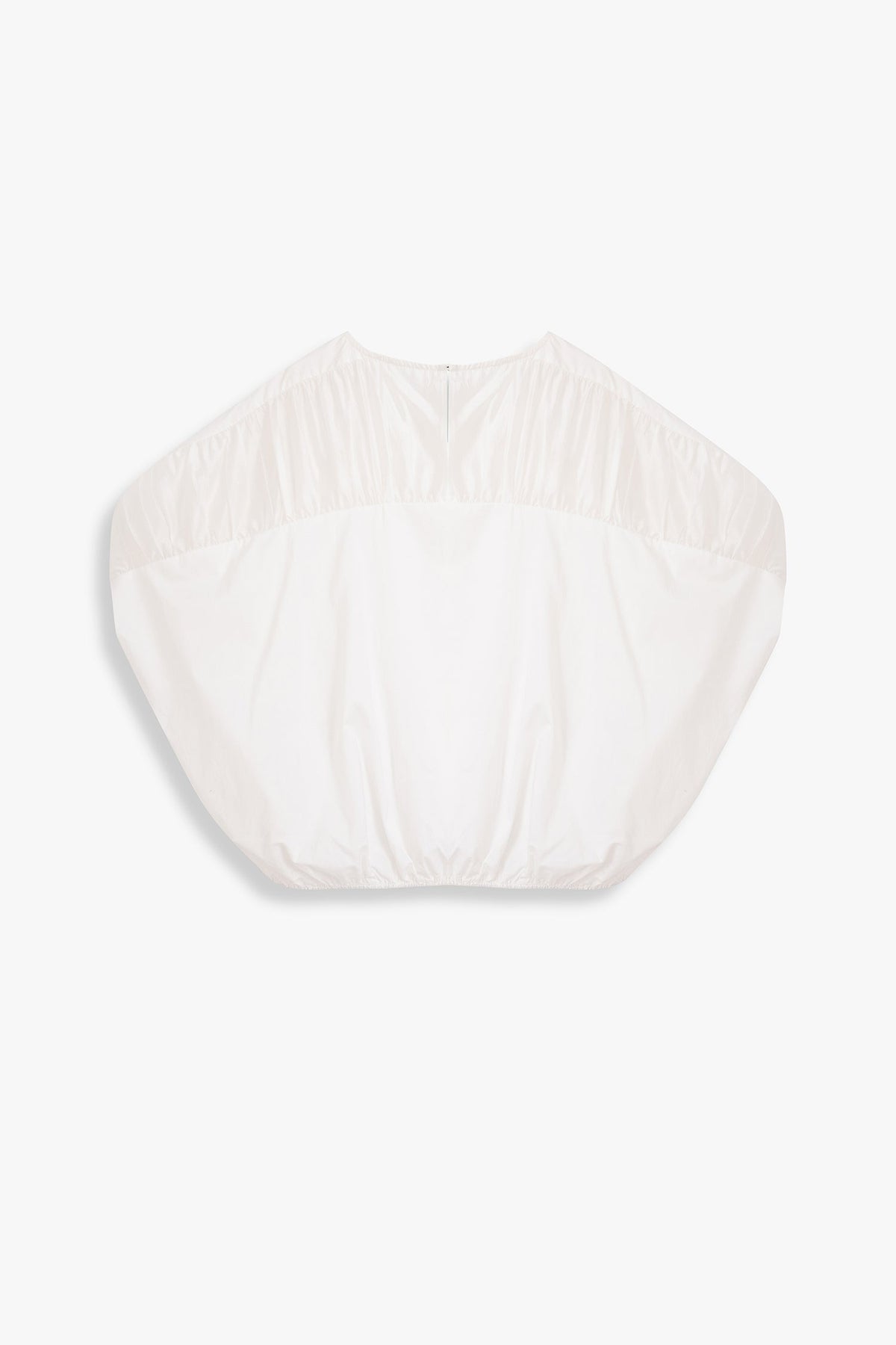 Contrast Panel Bubble Blouse