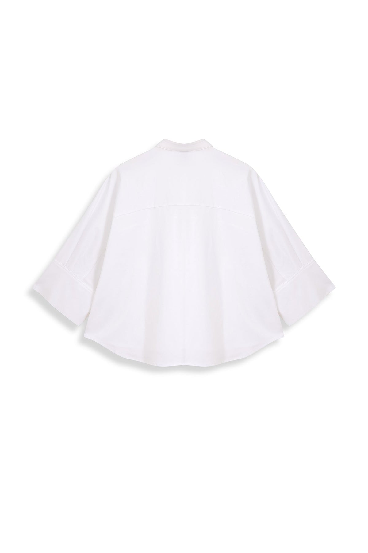 Bat-Wing Open Front Shirt