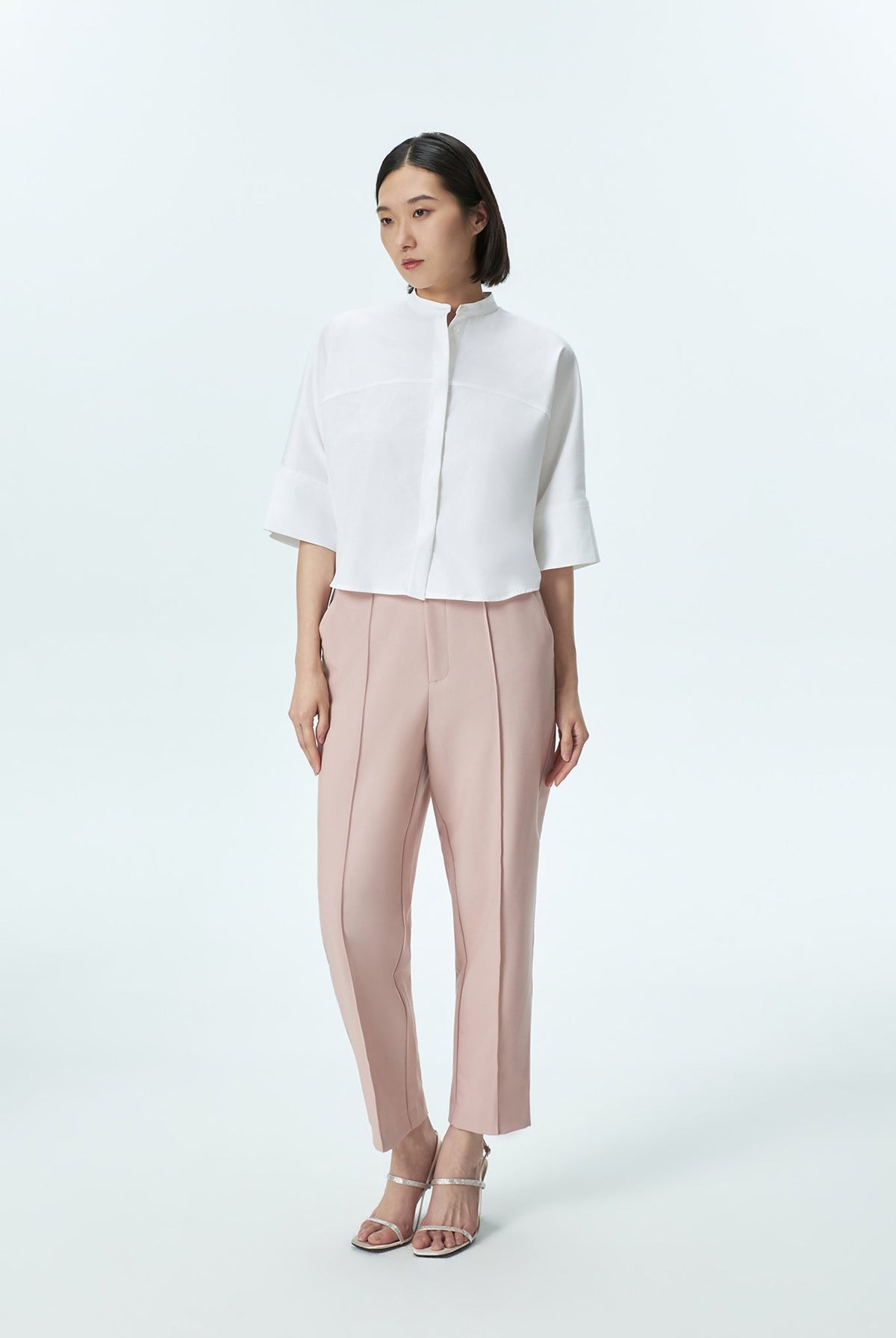 Bat-Wing Open Front Shirt