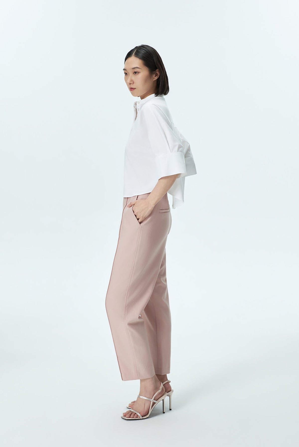 Bat-Wing Open Front Shirt