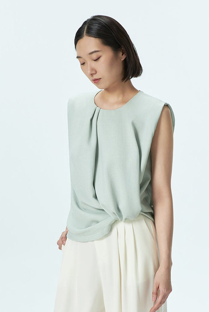 Front Tuck Knot Top