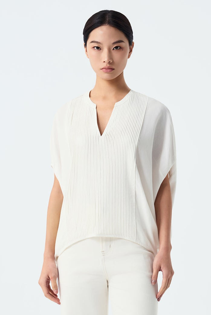 Natalie Pintuck Batwing Blouse