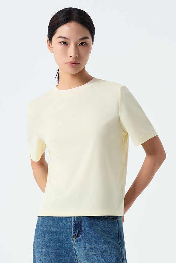Kelly Ribbed Contrast Collar Top