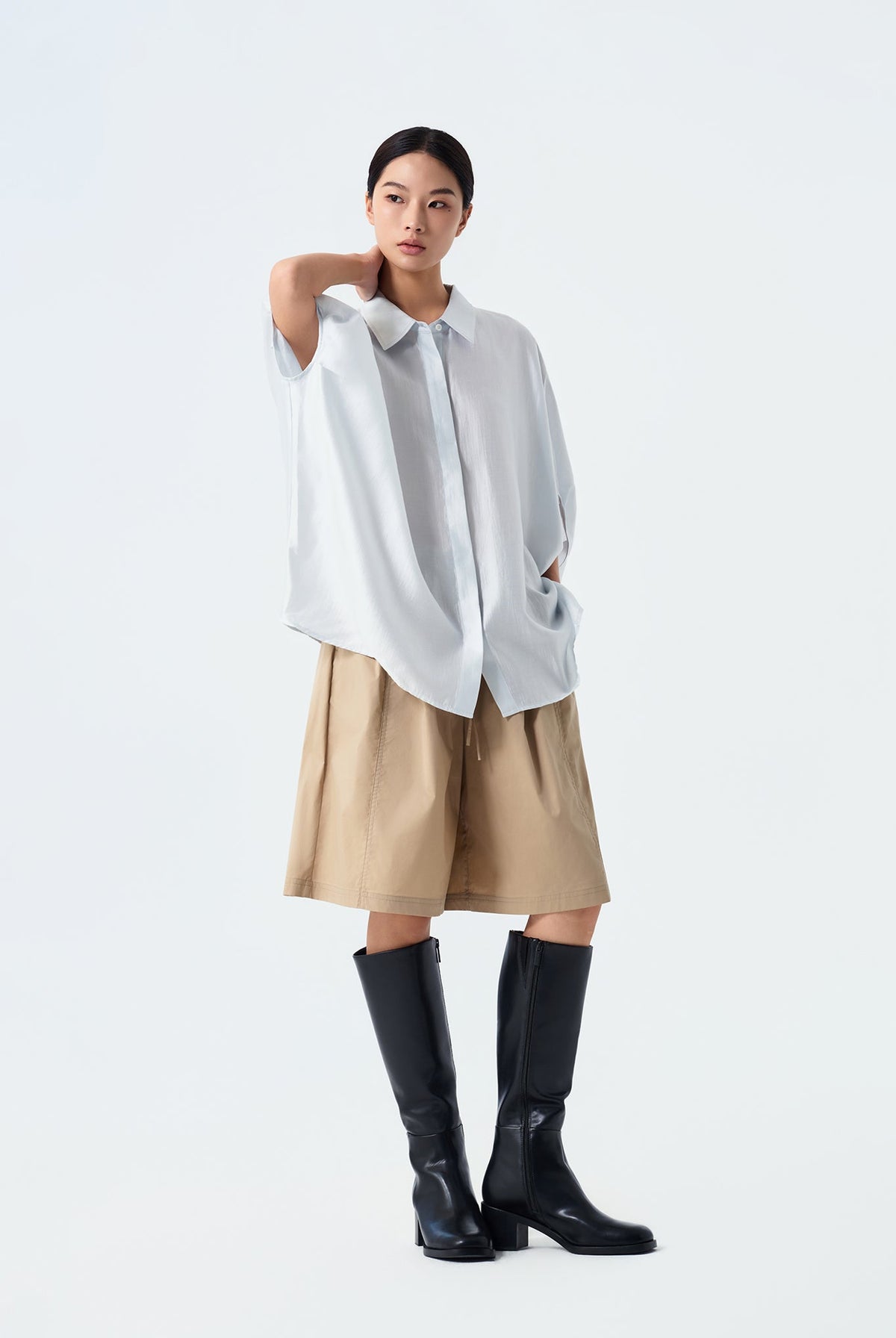 Aubrey Oversized Button-up Shirt