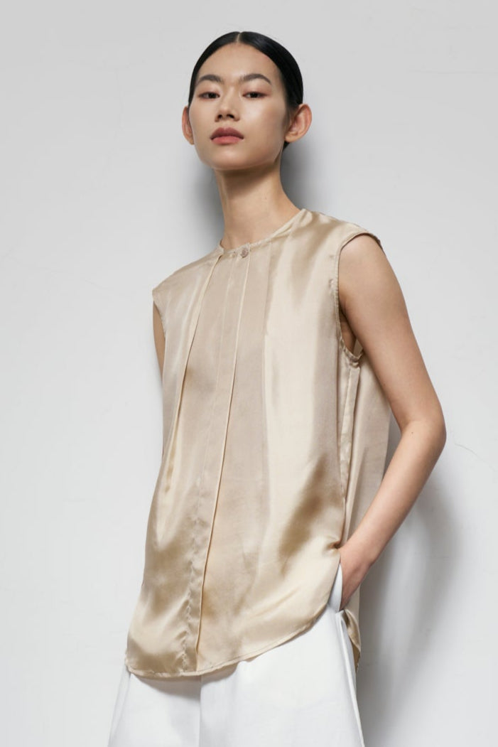 Concealed Placket Top