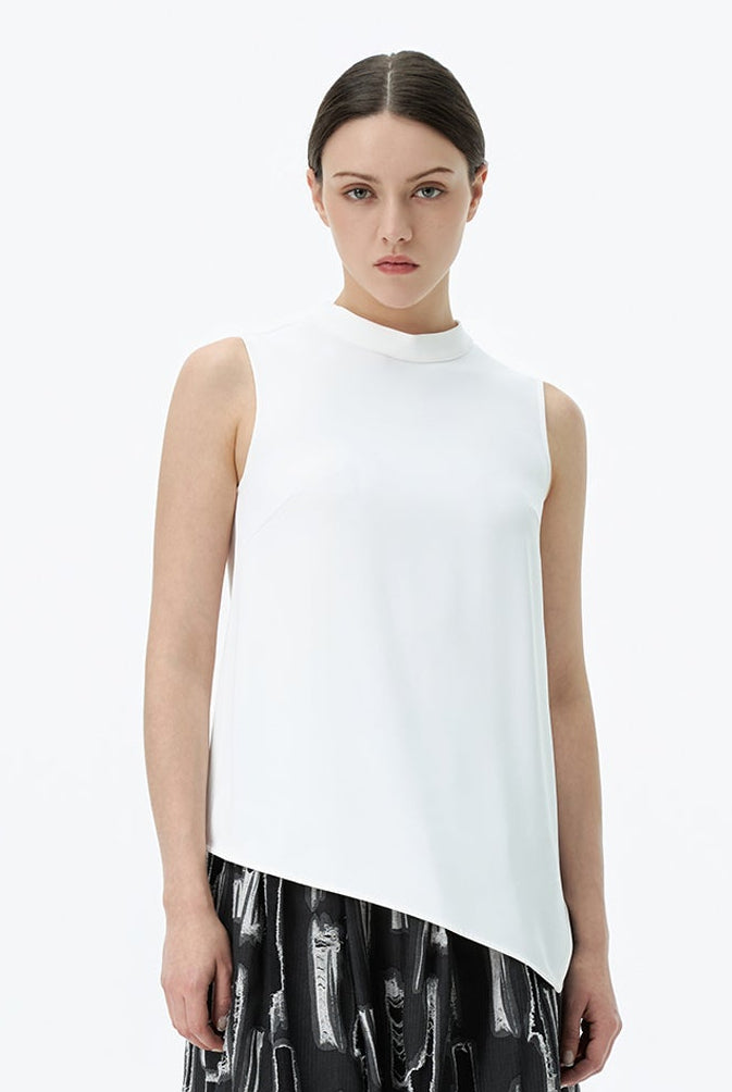 Asymmetric Sleeveless Top