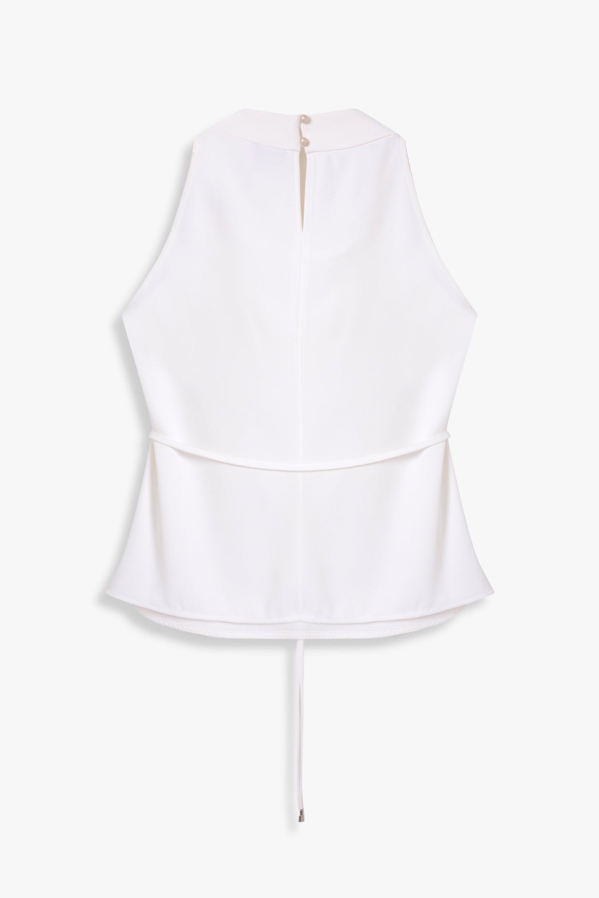 Mock Neck Blouson Top