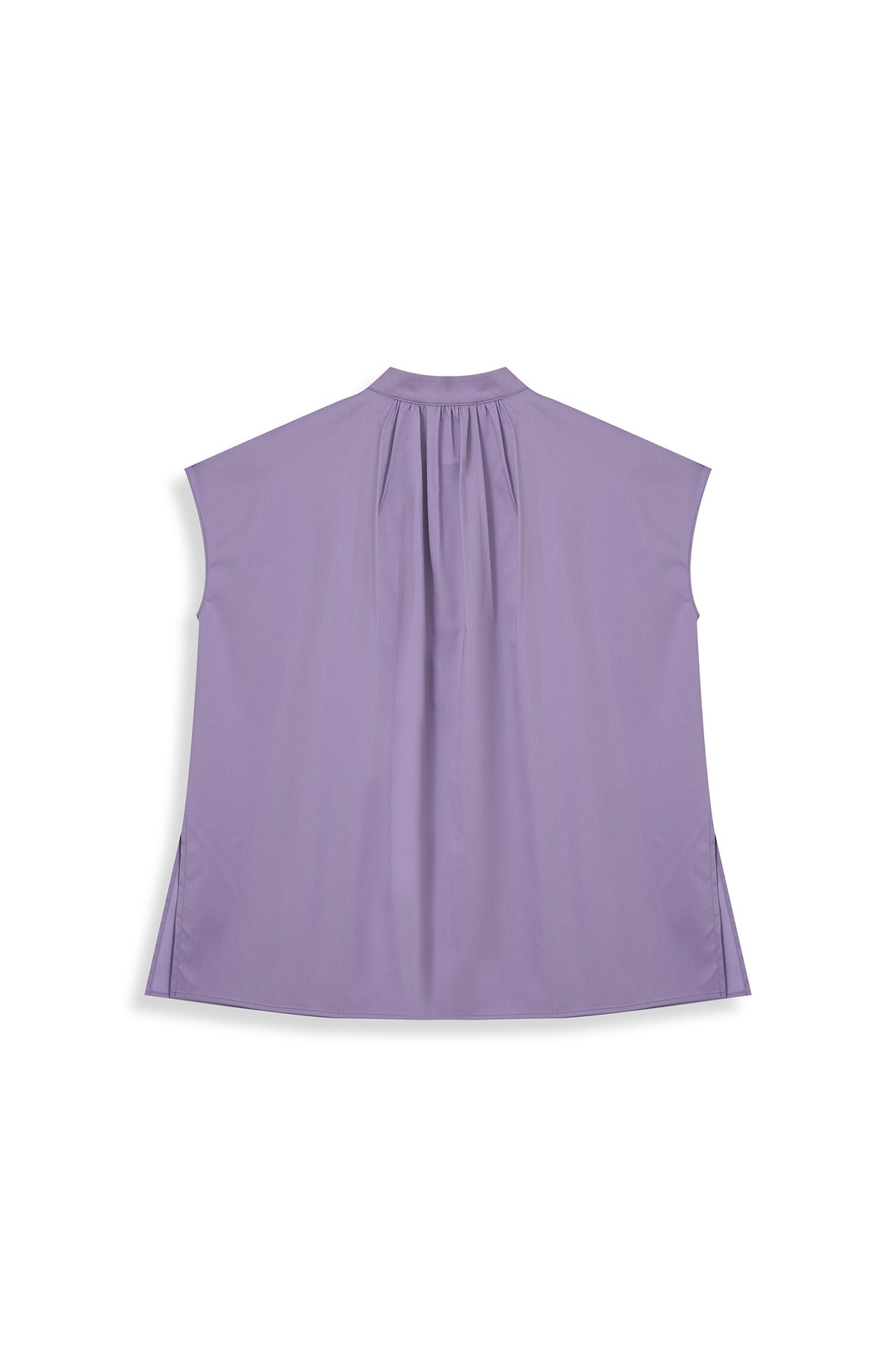 Boxy Gathered Neck Top