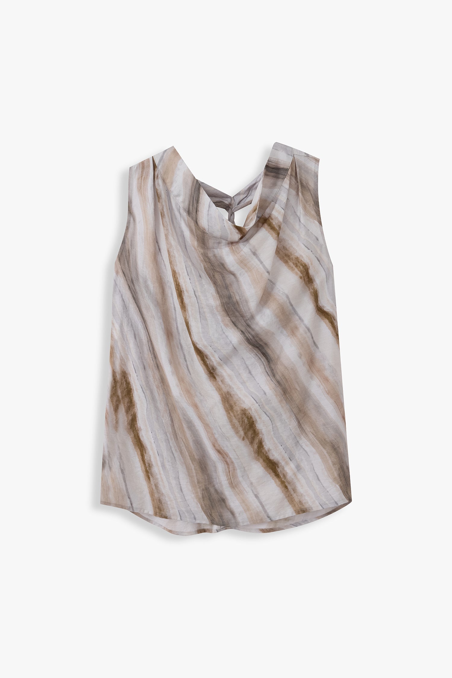 Hani Cowl Neck Printed Top
