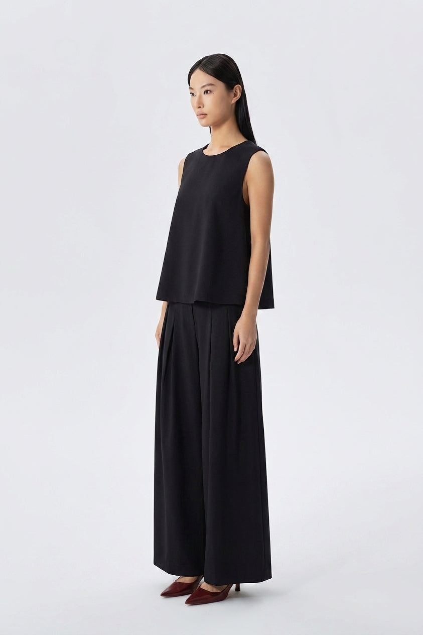 Dara Modal Round-Neck Shell Top