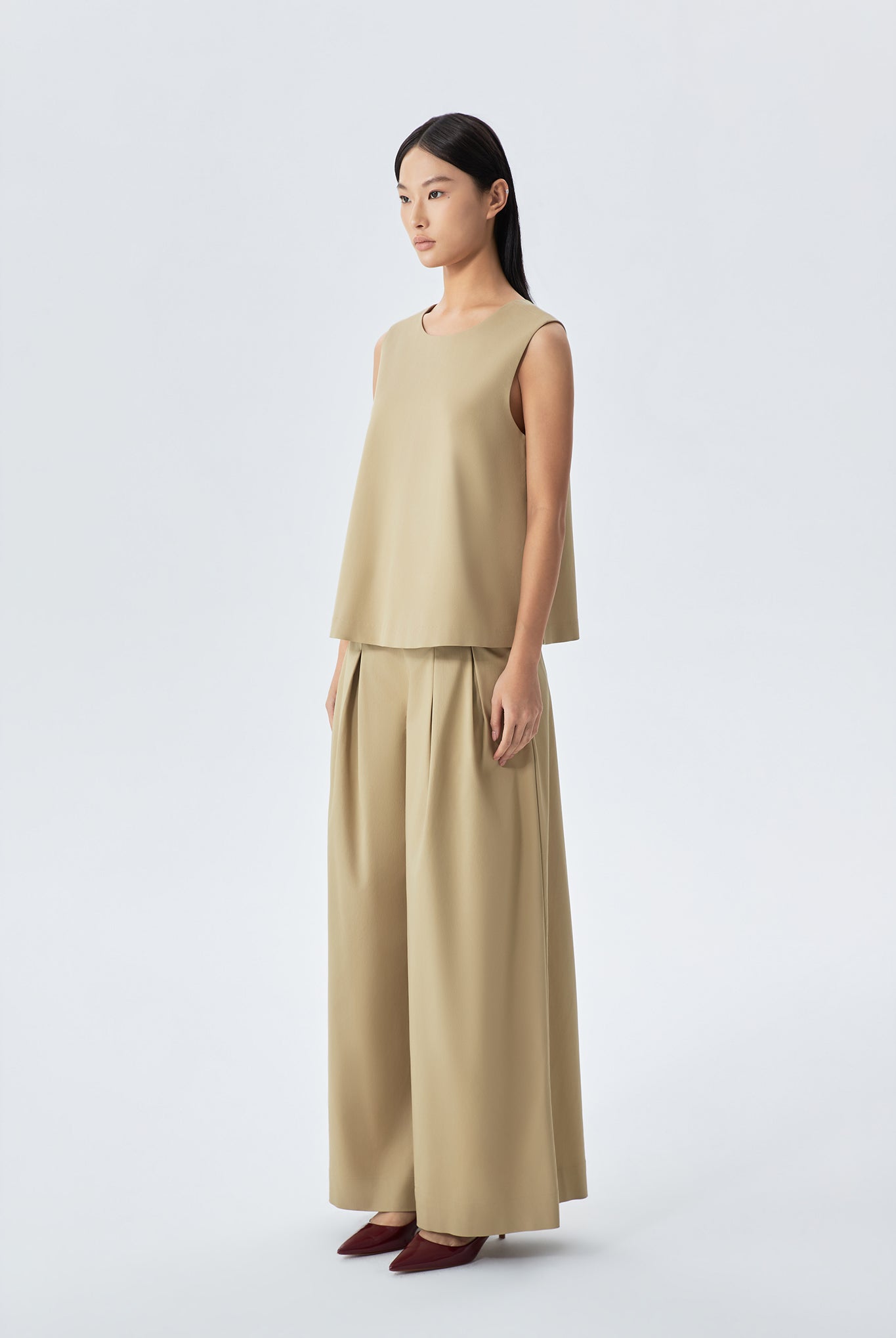 Dara Modal Round-Neck Shell Top
